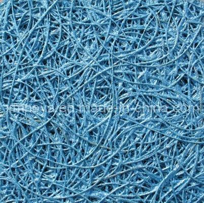 Διακόσμηση οροφής με πολύχρωμα ακουστικά πάνελ και πλακέτα από φυτικό τσιμέντο