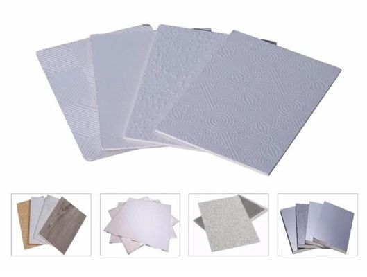 7-9mm πάχος Λευκή πλαστική πλάκα με PVC/Γύψο 1212*603mm ή 1195*595mm