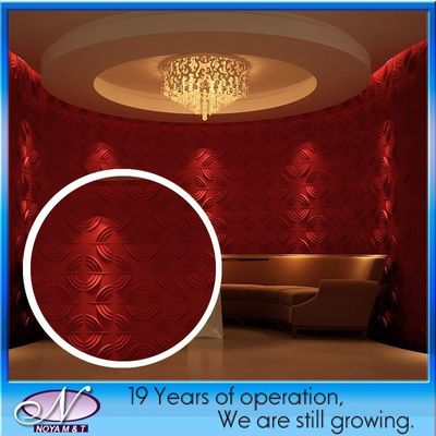 Πυροσβεστική 3D ακουστική πλάκα τοίχου βαθμού Β1 για οικολογικά φιλικά οικοδομικά υλικά