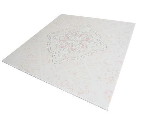 Εύκολο καθαρισμός 3D PVC σύνθετο τοίχωμα για διακοσμητικά υλικά σε 500mmx500mm μέγεθος