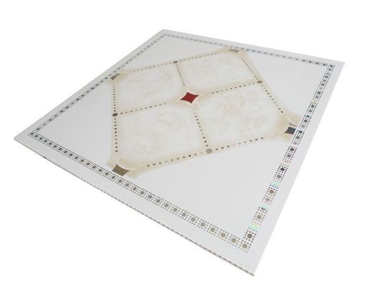 Διακοσμητικό τοίχο και οροφή σαλόνι 500mmx500mm PVC σύνθετο πάνελ με 3D σχεδιασμό