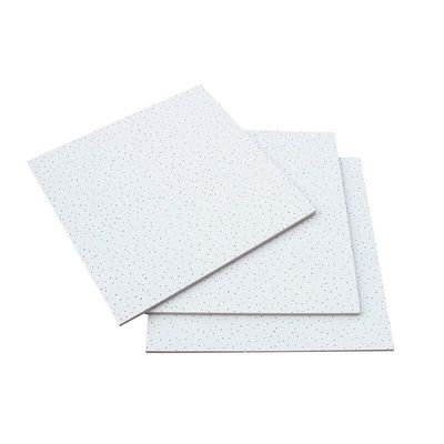 Ακουστικές ορυκτές ίνες μαλλί πτώση ταβάνι πλακάκια με λωρίδες γραμμές Εικόνα επιφάνειας