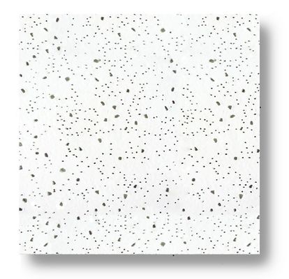 Ακουστικές ορυκτές ίνες μαλλί πτώση ταβάνι πλακάκια με λωρίδες γραμμές Εικόνα επιφάνειας