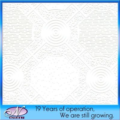 Βελτίωση τοίχων και οροφών ξενοδοχείων Ακουστικά πλακάκια οροφής από γύψο PVC 7-15mm πάχος