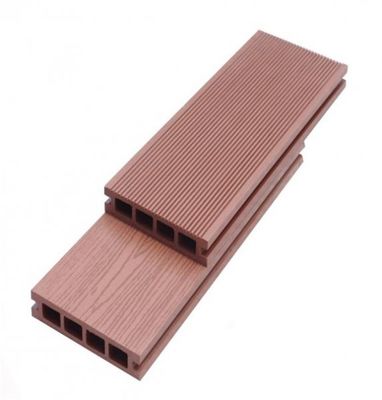 Διακόσμηση δαπέδου κήπου WPC Wood Composite Decking Board 450*75*18mm σε καφέ χρώμα