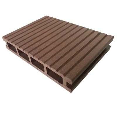 Διακόσμηση δαπέδου κήπου WPC Wood Composite Decking Board 450*75*18mm σε καφέ χρώμα