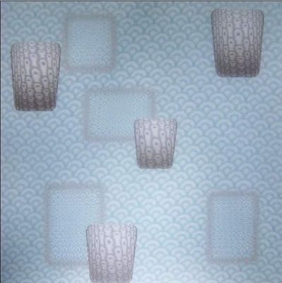 Ενδοσωματικό αδιάβροχο πλαστικό 3D πάνελ για διακόσμηση τοίχων / οροφών Μέγεθος 460mm*460mm