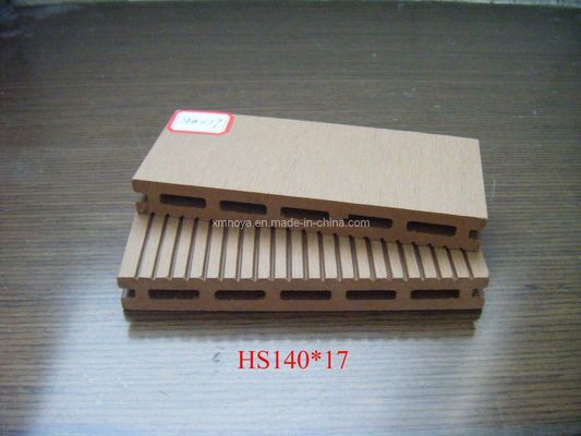 140mm * 17mm WPC Decking για εξωτερικό δάπεδο κήπου Προσαρμοσμένο και οικολογικό σχεδιασμό