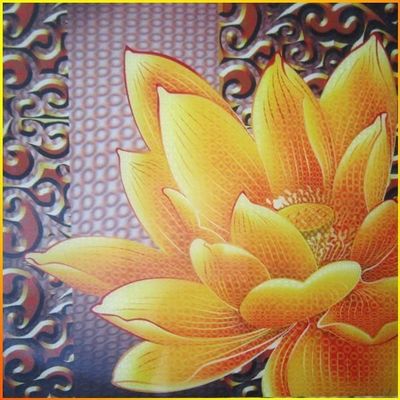 FD105 Αδιάβροχα πλαστικά πλαστικά PVC 3D πλακάκια διακόσμησης τοίχων για χρήση σε ξενοδοχεία