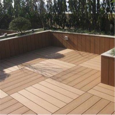300*300mm WPC ξύλινο πλαστικό σύνθετο εξωτερικό δάπεδο/επίπεδο για βελτίωση του κήπου