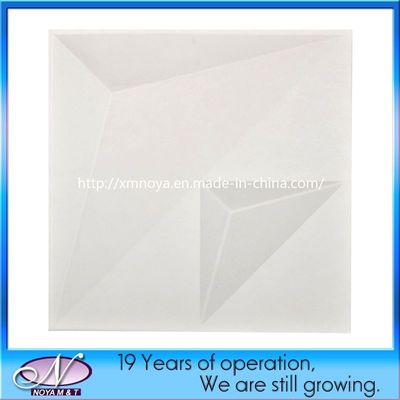 Όπαλ λευκό ακουστικό ήχο 3D διακοσμητικό πάνελ για εσωτερική οροφή τοίχου μοντέρνο στυλ