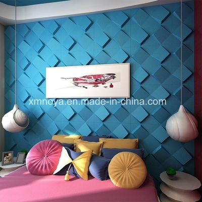 Σχεδιασμός 3D πλακέτων Ακουστικών Πυροσβεστών Πίνακες τοίχων PVC για οικοδομικά υλικά 500mmx500mm