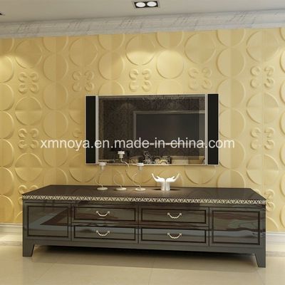 500mmx500mm Ακουστικά πάνελ PVC 3D τοίχωμα για το τηλεοπτικό φόντο στο σύγχρονο σαλόνι