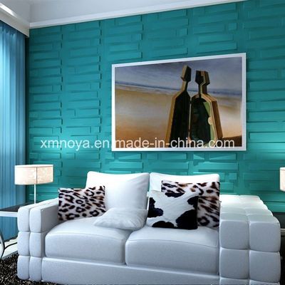 500mmx500mm Ακουστικά πάνελ PVC 3D τοίχωμα για το τηλεοπτικό φόντο στο σύγχρονο σαλόνι