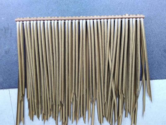 Γκρι υλικό PVC συνιστώσα προσομοίωση καλαμπόκι οροφή πλαστικό πλακάκι για την οροφή κήπου