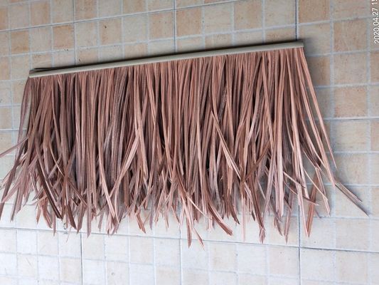 Τεχνητή συνθετική στέγη από άχυρα 45*50cm και 100*60cm για την αποτελεσματικότητα των τροπικών παραλιών
