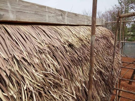 Αφρικανική διακόσμηση κήπου υλικό PVC συστατικό τούβλο κόκκινο ανθεκτικό σε πυρκαγιά στέγη από άχυρο πλακάκια
