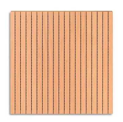 Τύπος ακουστικού πίνακα από μαλλί για ηχομόνωση 600*600 Μέγεθος Διατρημένα ξύλινα πάνελ