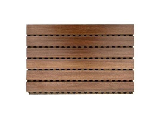 Τύπος ακουστικού πίνακα από μαλλί για ηχομόνωση 600*600 Μέγεθος Διατρημένα ξύλινα πάνελ