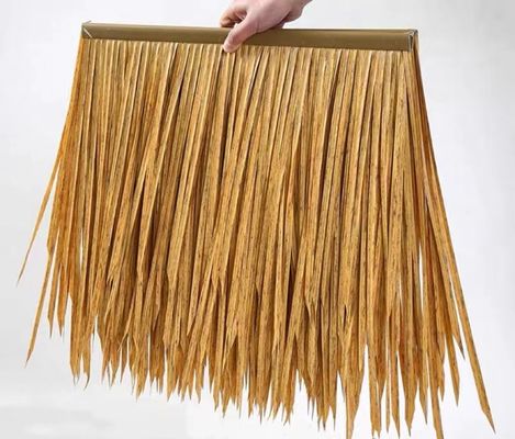 Παραδοσιακό στυλ Συνθετική HDPE στέγη από άχυρο για διακόσμηση οροφών ξενοδοχείων