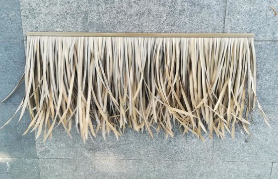 Περιβαλλοντικά φιλική 100% ρεαλιστική HDPE PVC τεχνητή στέγη από άχυρο