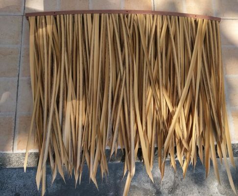 Προσαρμοσμένη ξηρή τεχνητή στέγη από άχυρο, φύλλα, χαλίκι, φοινικιά, στέγη από άχυρο, συνθετική