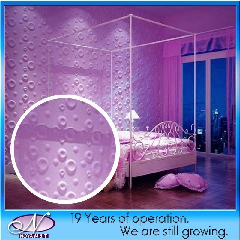 500mmx500mm Ακουστικό 3D Πίνακα PVC για διακόσμηση τοίχων υπνοδωματίου Προσαρμοσμένη λύση