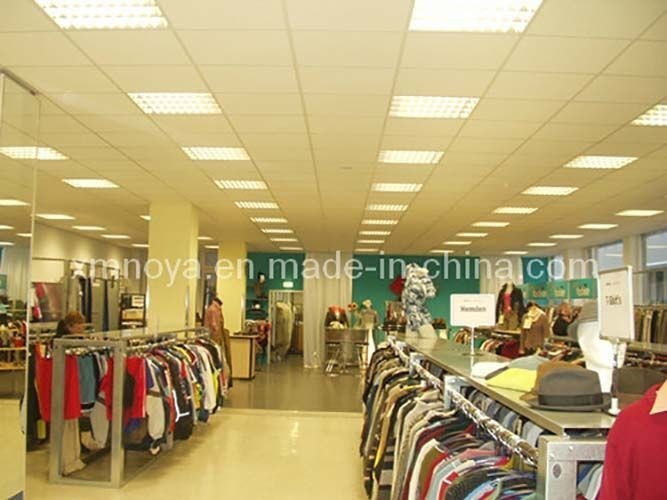 600*600mm Σπρέι επικάλυψη Ακουστικό ορυκτό μαλλί ίνες πτώση ταβάνι πλακάκια για διακόσμηση