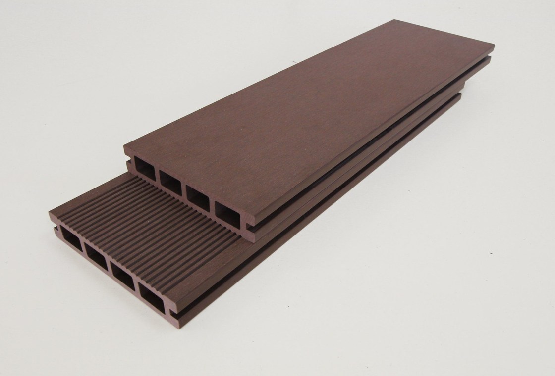 150mm*25mm WPC ξύλινο πλαστικό σύνθετο πάτωμα για διακόσμηση κήπου Εταιρεία επιχειρήσεων