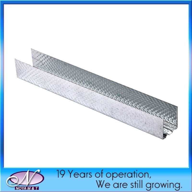3000 mm Στερεό μήκος Furring Metal Steel Main U Channel για την αντοχή του συστήματος οροφής